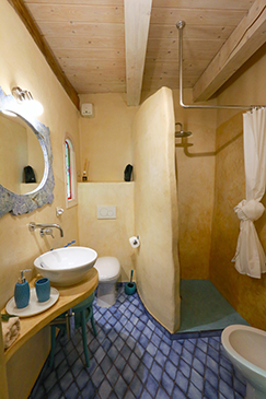 Bagno stanza della terra